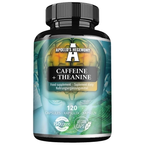 Apollo's Hegemony - Caffeine + Theanine - 120 kapsułek Apollo's Hegemony - Caffeine + Theanine - 120 kapsułek